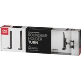One for all Supporto universale per soundbar, Montaggio a parete Nero