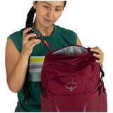 Osprey Hikelite 28, Zaino Vino rosso/Nero