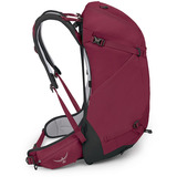Osprey Hikelite 32, Zaino Vino rosso/Nero