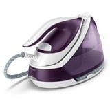 Philips Ferro generatore di vapore PerfectCare Compact Plus GC7933/30, Stazione stirante viola/Bianco, 120 g/min, SteamGlide Plus, 0,0015 L, 430 g/min, Viola, Rimovibile