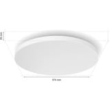 Philips Hue Hue White & Color Ambiance Lampada da soffitto Datura, grande, Luce LED bianco