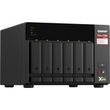 QNAP TS-673A NAS Tower Collegamento ethernet LAN Nero V1500B Nero/grigio, NAS, Tower, AMD Ryzen, V1500B, Nero