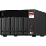QNAP TS-673A NAS Tower Ryzen Embedded V1500B 8 GB DDR4 0 TB QNAP Turbo System Nero Nero/grigio, NAS, Tower, Ryzen Embedded, V1500B, 8 GB, DDR4
