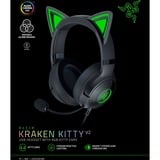 Razer Kraken Kitty V2, Cuffia da gioco Nero