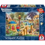 Schmidt Spiele Benjamin Blümchen, Un giorno allo zoo di Neustadt, Puzzle 
