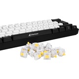 Sharkoon Linear Gateron CAP MILKY YELLOW Interruttori a tastiera giallo/Bianco, Interruttori a tastiera, Bianco, Giallo