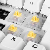 Sharkoon Linear Gateron CAP MILKY YELLOW Interruttori a tastiera giallo/Bianco, Interruttori a tastiera, Bianco, Giallo