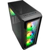 Sharkoon TK4 RGB Midi Tower Nero Nero, Midi Tower, PC, Nero, ATX, micro ATX, Mini-ITX, Multi, Ventole