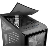 Sharkoon TK4 RGB Midi Tower Nero Nero, Midi Tower, PC, Nero, ATX, micro ATX, Mini-ITX, Multi, Ventole