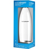 SodaStream 1741190490 Accessorio e ricarica per gasatore Bottiglia di carbonatazione, Bottiglia di acqua trasparente/in acciaio inox, 1000 ml, Metallico, Trasparente, Tappo avvitabile, Metallo