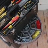 Stanley 1-93-968 Servante Carbone, Noir, 47 x 63 x 30 cm, Carrelli per attrezzi Nero/Giallo, Noir, 47 x 63 x 30 cm