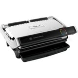 Tefal OptiGrill Elite XL GC760D Griglia di contatto, Come contattare con grill acciaio inox satinato/Nero, Acciaio inox, Acciaio inox, 800 cm², 40 x 20 mm, Termoplastica, 6 persona(e)