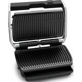 Tefal OptiGrill Elite XL GC760D Griglia di contatto, Come contattare con grill acciaio inox satinato/Nero, Acciaio inox, Acciaio inox, 800 cm², 40 x 20 mm, Termoplastica, 6 persona(e)