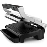 Tefal OptiGrill Elite XL GC760D Griglia di contatto, Come contattare con grill acciaio inox satinato/Nero, Acciaio inox, Acciaio inox, 800 cm², 40 x 20 mm, Termoplastica, 6 persona(e)