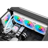 Thermaltake TH420 ARGB Sync All-In-One Liquid Cooler - Snow Edition 420mm bianco