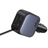 UGREEN EC602 Caricatore per auto 60W Caricabatterie per veicoli 1x USB-A 1x USB-C 
