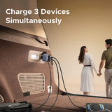 UGREEN EC602 Caricatore per auto 60W Caricabatterie per veicoli 1x USB-A 1x USB-C 