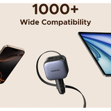UGREEN EC602 Caricatore per auto 60W Caricabatterie per veicoli 1x USB-A 1x USB-C 