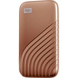 WD My Passport 2000 GB Oro oro, 2000 GB, USB tipo-C, 3.2 Gen 2 (3.1 Gen 2), 1050 MB/s, Protezione della password, Oro