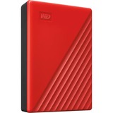 WD My Passport 6TB, Hard-disk rosso