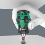 Wera Kraftform Kompakt Stubby Magazin 1 Bit-Satz, Set di bit Nero/Verde