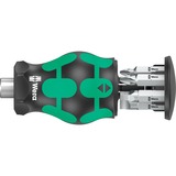 Wera Kraftform Kompakt Stubby Magazin set di 5 punte, Set di bit Nero/Verde