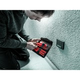 Wera Kraftform Kompakt VDE Stainless 17 extra slim 1 Tool Finder, 17 pezzi, Cacciavite rosso/Blu