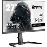 iiyama G-MASTER GB2745HSU-B2 Monitor PC 68,6 cm (27") 1920 x 1080 Pixel Full HD LED Nero, Monitor di gioco Nero (opaco), 68,6 cm (27"), 1920 x 1080 Pixel, Full HD, LED, 1 ms, Nero