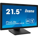 iiyama T2234MSC-B1S, Monitor LED Nero (opaco)