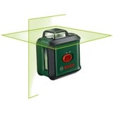 Bosch Laser a linee incrociate UniversalLevel 360, Attraversare la linea laser verde/Nero