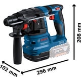 Bosch Set professionale 18V Martello perforatore GBH 18V-22 + Trapano avvitatore GSR 18V-45, Cacciavite blu/Nero