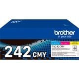 Brother TN-242CMY cartuccia toner 1 pz Originale Ciano, Magenta, Giallo 1400 pagine, Ciano, Magenta, Giallo, 1 pz