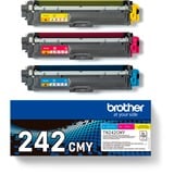 Brother TN-242CMY cartuccia toner 1 pz Originale Ciano, Magenta, Giallo 1400 pagine, Ciano, Magenta, Giallo, 1 pz