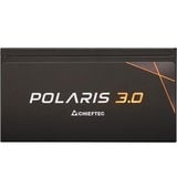 Chieftec Polaris 3.0 1250W alimentatore per computer 20+4 pin ATX ATX Nero, Alimentatore PC Nero, 1250 W, 100 - 240 V, 50/60 Hz, 15-8 A, Attivo, 120 W