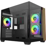 Cooler Master Elite 481 Wood, Chassis Tower Nero/legno