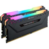 Corsair Vengeance CMW16GX4M2Z2933C16 memoria 16 GB 2 x 8 GB DDR4 2933 MHz Nero, 16 GB, 2 x 8 GB, DDR4, 2933 MHz, 288-pin DIMM