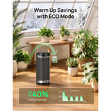 DREO Termoventilatore Solaris 619 Nero/Argento