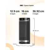 DREO Termoventilatore Solaris 619 Nero/Argento