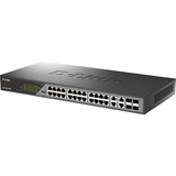 D-Link DSS-200G-28MP switch di rete Gestito L2 Gigabit Ethernet (10/100/1000) Supporto Power over Ethernet (PoE) 1U Grigio, Interruttore Gestito, L2, Gigabit Ethernet (10/100/1000), Full duplex, Supporto Power over Ethernet (PoE), 1U