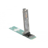 DeLOCK Adattatore M.2 Key A+E spina a slot Key M angolato con supporto, Scheda di interfaccia 