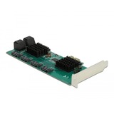 DeLOCK Scheda PCI Express x1 SATA a 8 porte, Controllore 