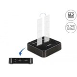DeLOCK Stazione di docking e clonazione USB 3.0 M.2 SATA, Docking station Nero