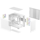 DeepCool DeepCool CG330 3F WH, Chassis Tower bianco