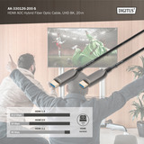 Digitus AK-330126-200-S, Cavo Nero