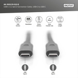 Digitus Cavo di collegamento USB 3.2 Gen 2 USB-C > USB-C Nero