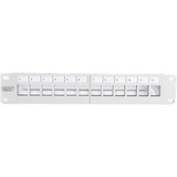 Digitus Pannello patch modulare, 12 porte, non equipaggiato, Patch Panel grigio