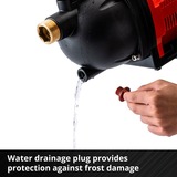 EINHELL AQUINNA 2,6 bar 3000 l/h, Pompa rosso/Nero, Batteria, 2,6 bar, 3000 l/h, Nero, Rosso