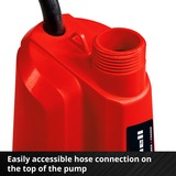 EINHELL GE-PP 18 RB Li - Solo 2 bar 3000 l/h, Pompe immersione e pressione rosso/Nero, Batteria, 2 bar, 3000 l/h