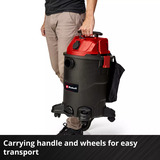 EINHELL TC-VC 1930 A, Aspira bagnato / asciutto rosso/Nero