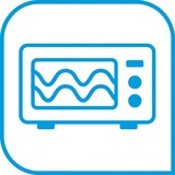Emsa 508536 recipiente per cibo Rettangolare Scatola 0,85 L Trasparente 8 pz, Casella trasparente/Blu, Scatola, Rettangolare, 0,85 L, Trasparente, Plastica, Germania